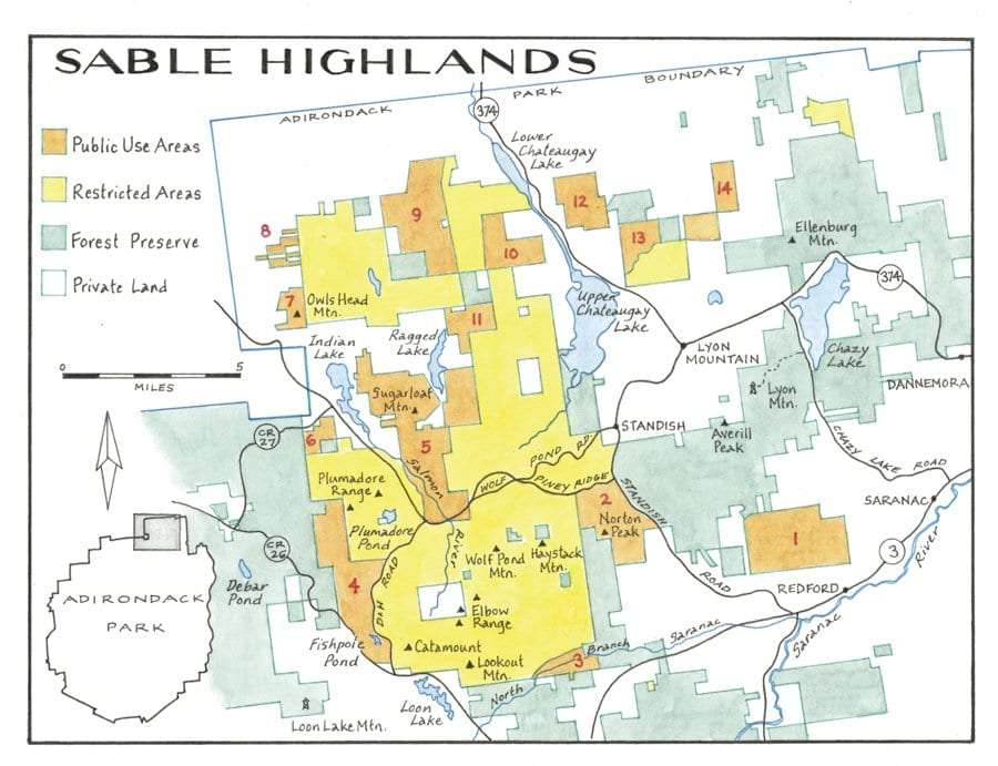 sable highlands map