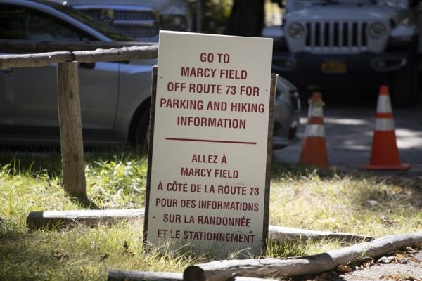 A full parking lot. Photo by Mike Lynch