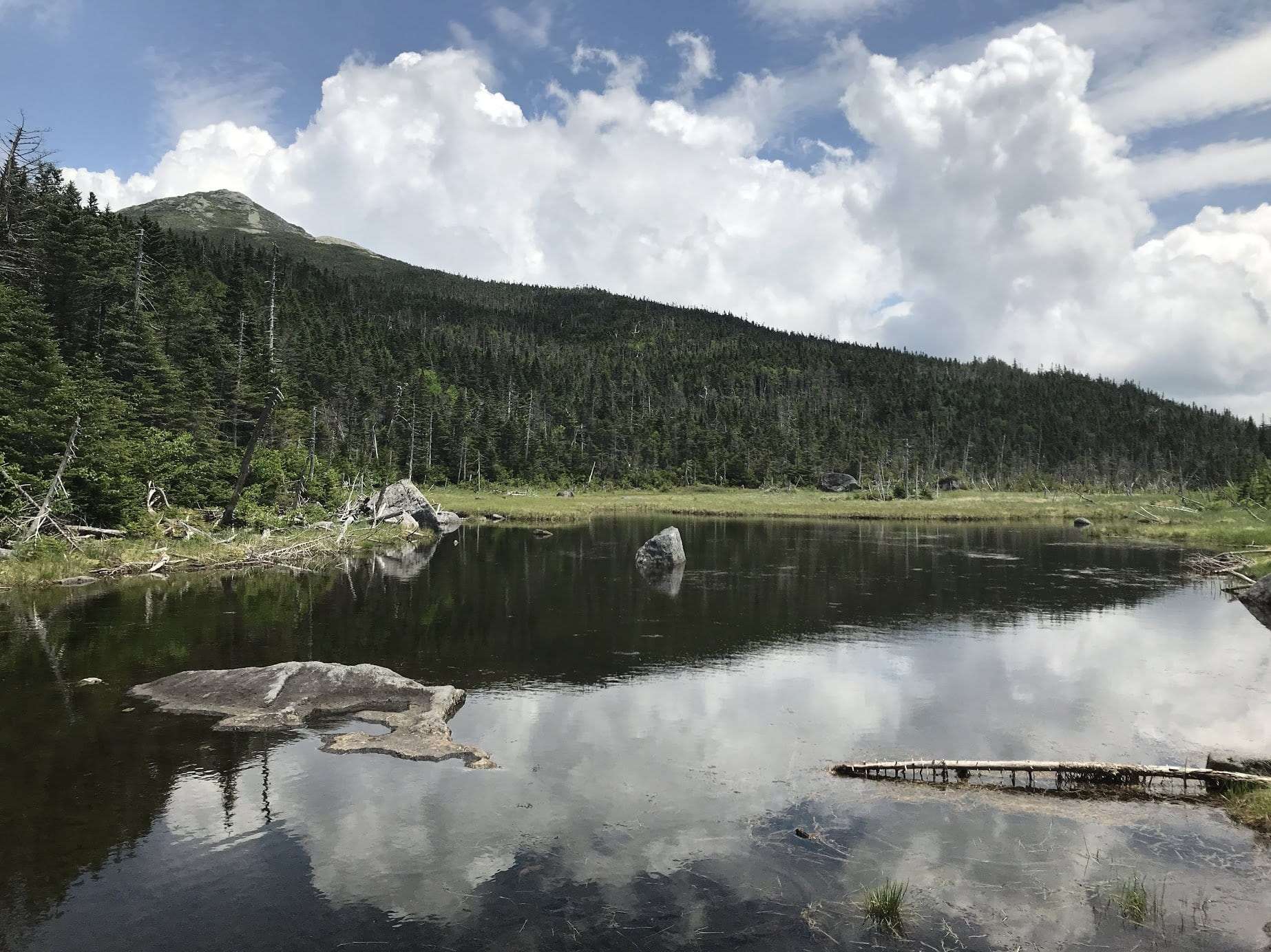 Lake Tear of the Clouds, source of the Hudson River, is a relatively quiet stopping point in the shadow of well-traveled Mount Marcy. Explorer file photo by Brandon Loomis