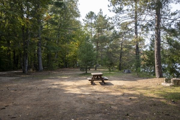 Sites are often right on top of each other at Fish Creek Campground. Photo by Mike Lynch