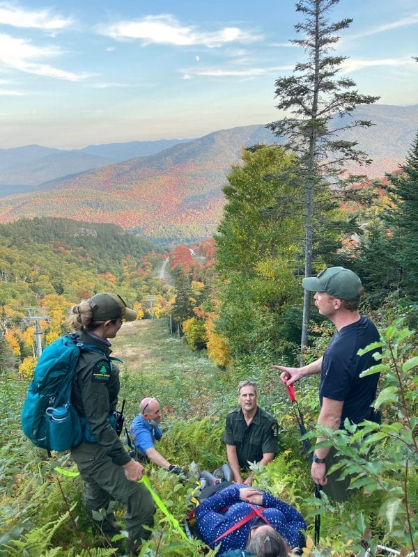 Rangers respond to rescues, fires and illegal camping in the Adirondacks the last weekend in September 2020.