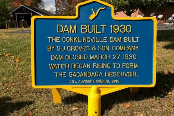 Great Sacandaga markers pay tribute to what was lost