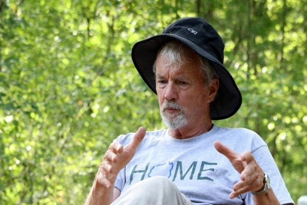 Peter Hornbeck telling a story.