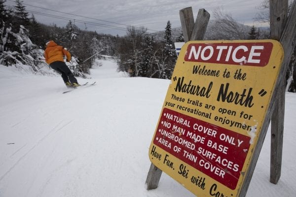sign at top of gore mountain