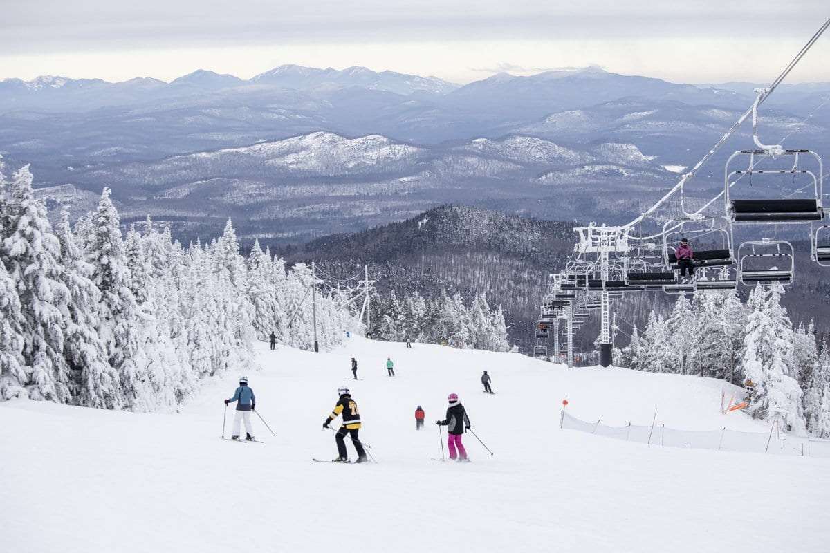 Gore mountain skiing