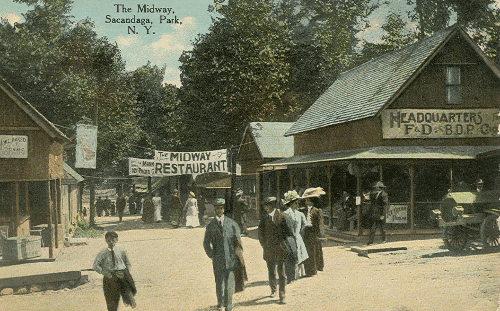 The midway in 1912