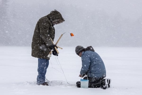 ice fishing