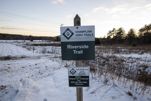 The Riverside Trail in Willsboro. Photo by Mike Lynch