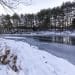 The frozen Boquet River. Photo by Mike Lynch
