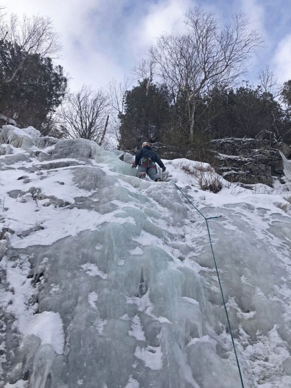 ice climbing