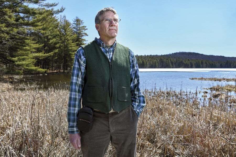 David Gibson at Woodward Lake