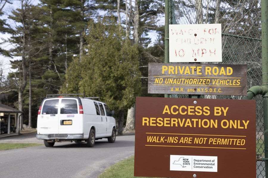 AMR lot access in the Adirondack Park