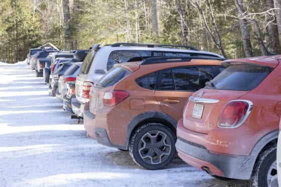 The Garden Parking lot. Photo by Mike Lynch
