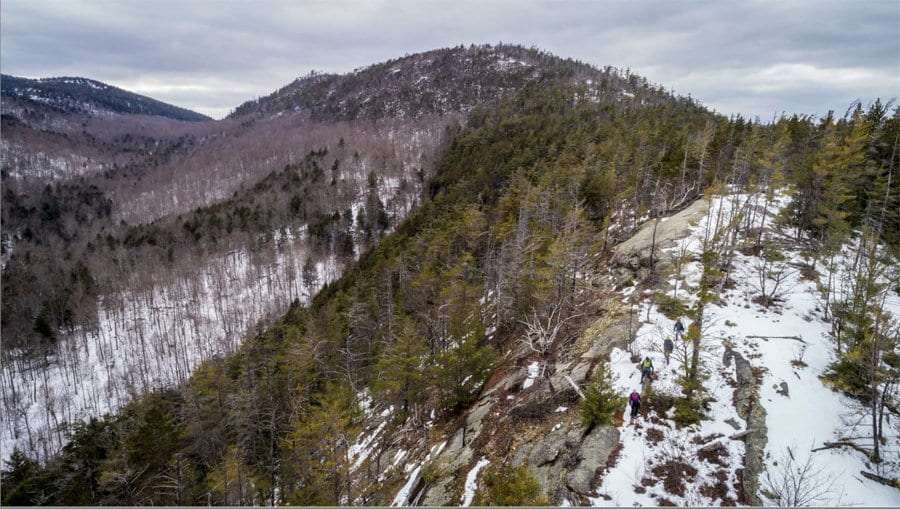 Huckleberry Mountain in winter