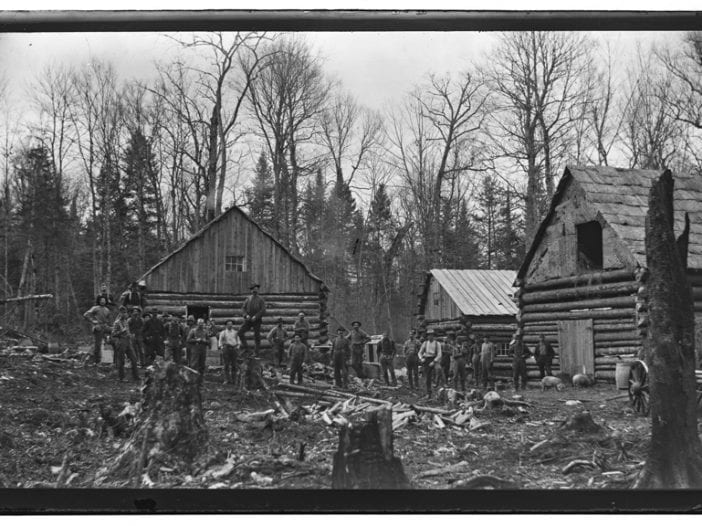 lumberjacks in 1886