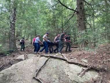 Rangers rescue hiker from Lake George Wild Forest Area