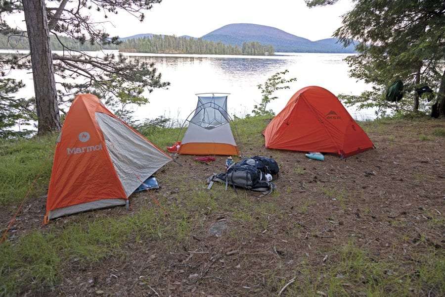 canoe camping long lake