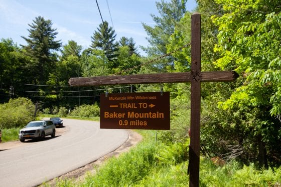 Baker Mountain: The low peak with a High Peaks-style problem