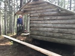Beaver Point lean-to's profile.