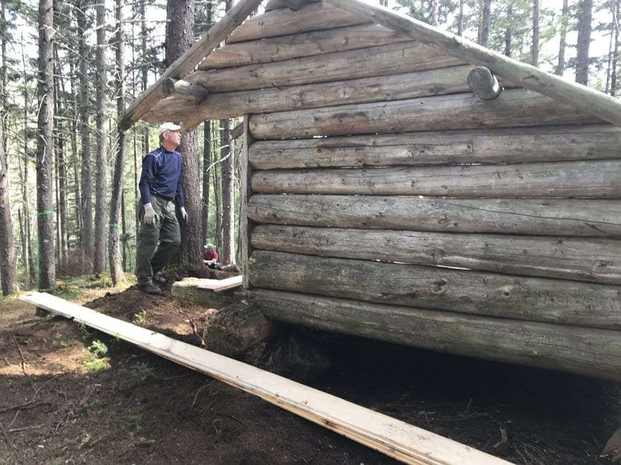 Beaver Point lean-to's profile.