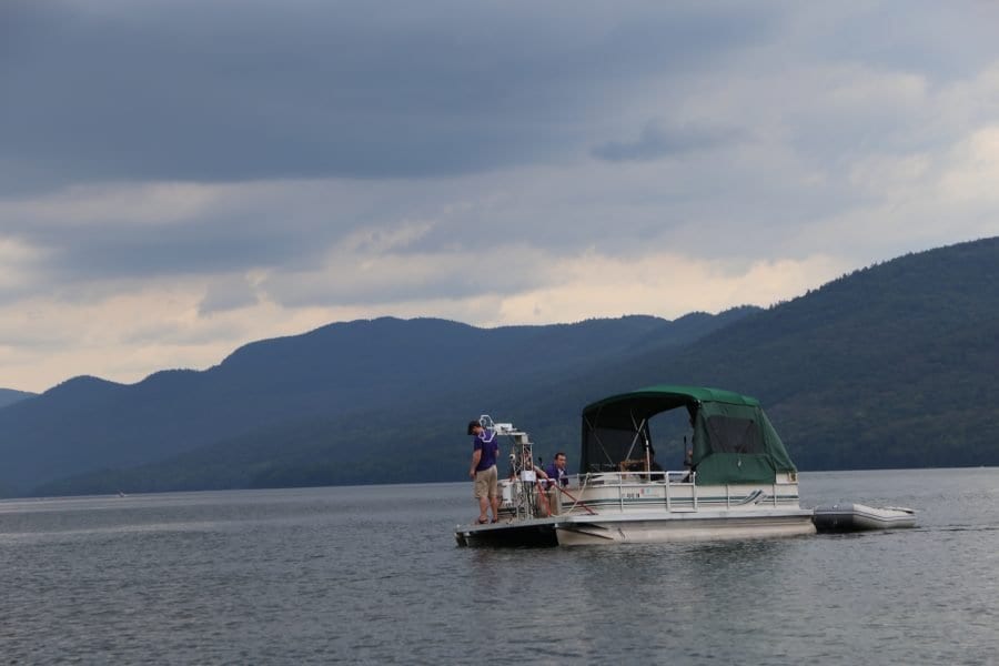 off-shore wind technology on Lake George