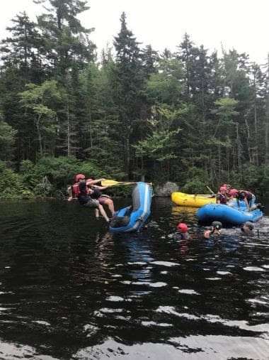 Rangers rafting training