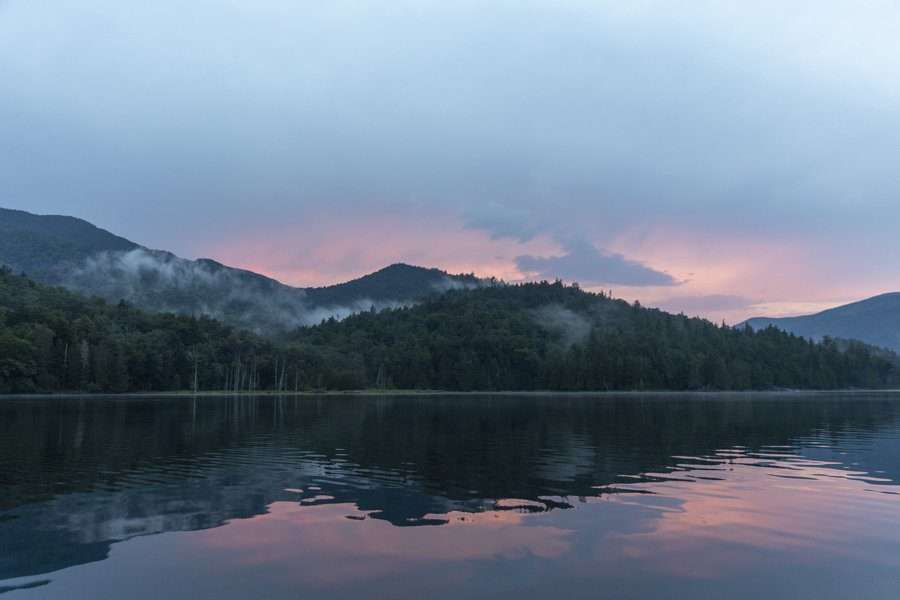 Henderson Lake sunset