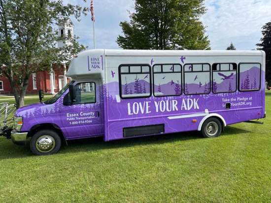 Essex County's hiker shuttle bus