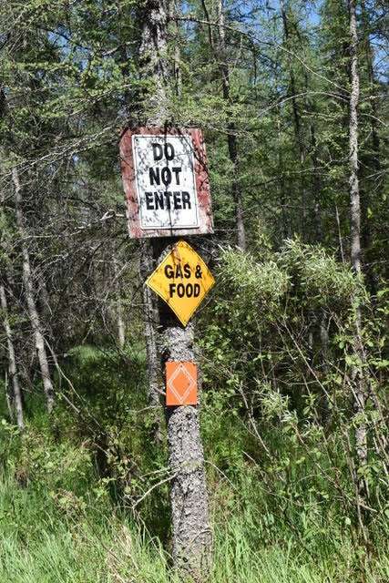 grasse river trail sign