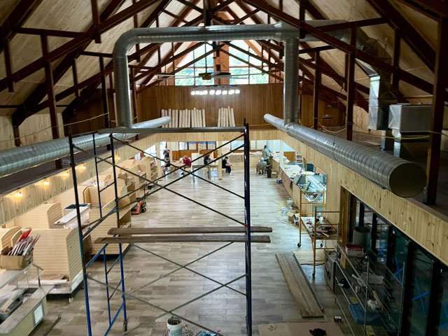 interior of Frontier Town A-Frame