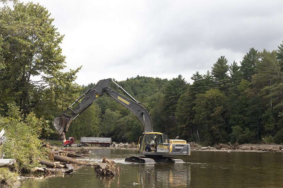 Ausable River restoration project