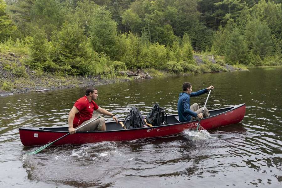 Paddling on Henderson Lake