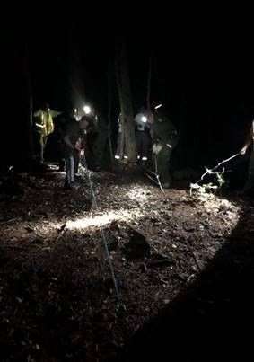 Rangers perform technical ropes rescue in Tug Hill State Forest