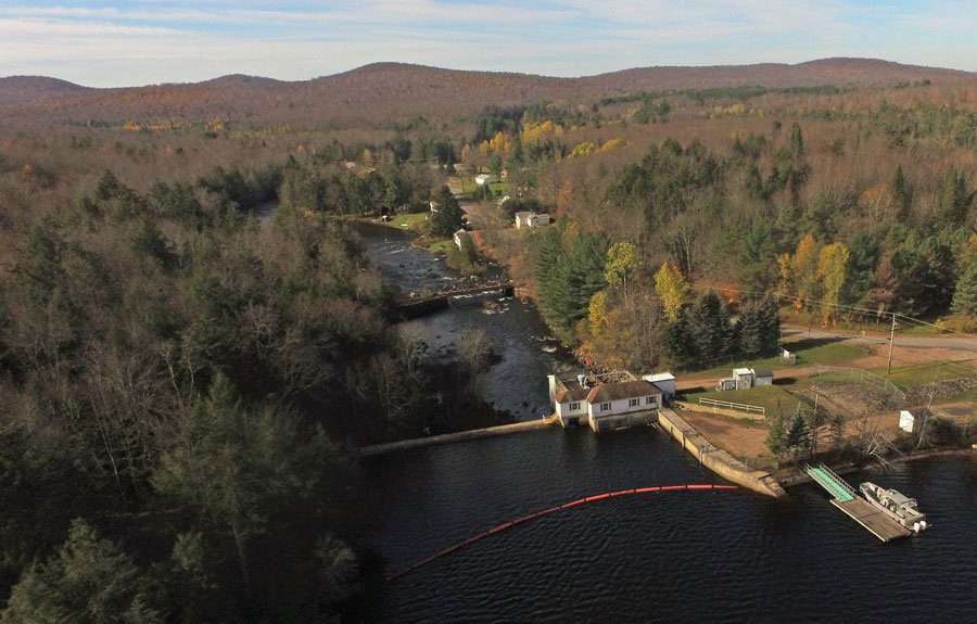 cranberry dam, which generates hydropower