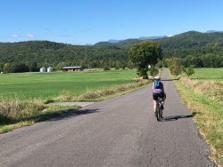 champlain valley country road biking