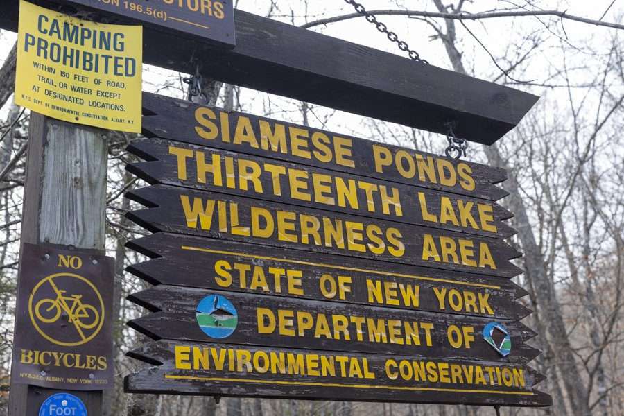 thirteenth lake sign