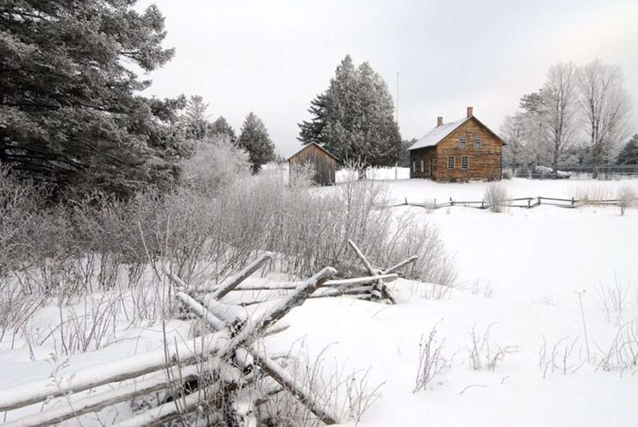 john brown's farm in winter