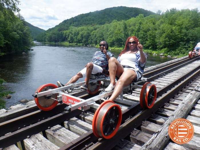 Adirondack Rail Trail provides opportunities to park and ride