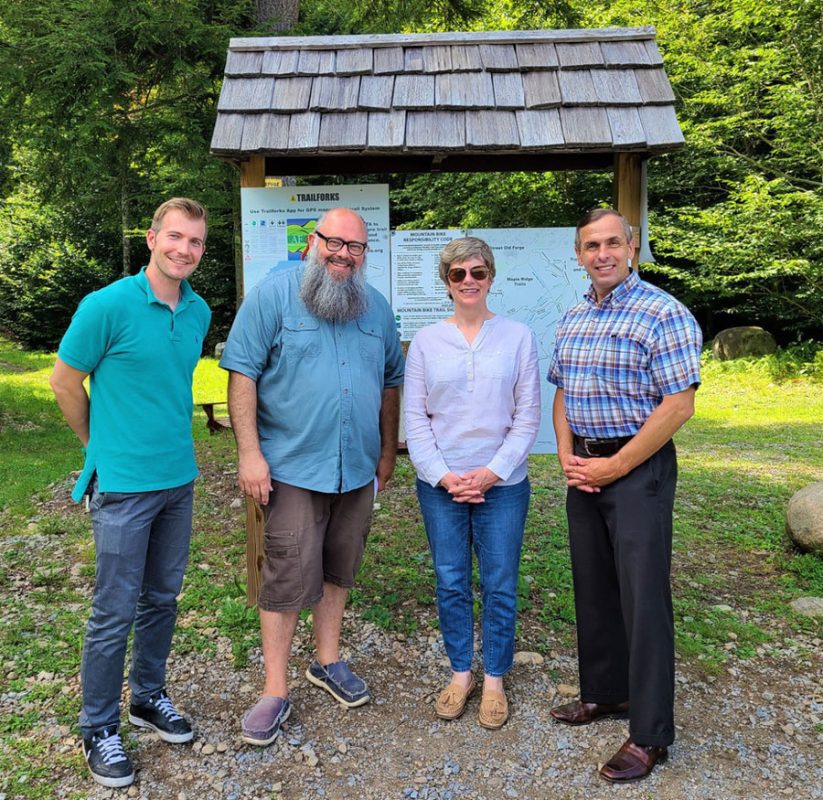 mountain biking grant team