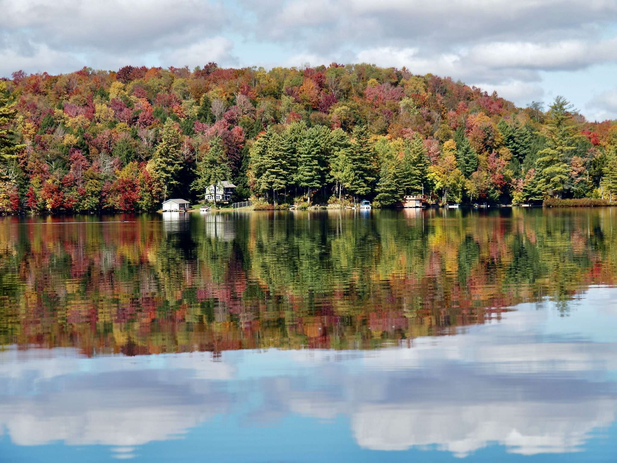 White Lake, Forestport, site of a proposed granite quarry