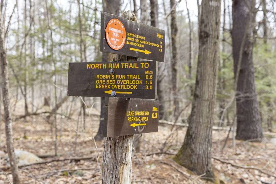 Split Rock Wild Forest signs