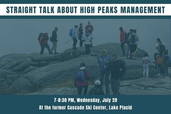 high peaks management event