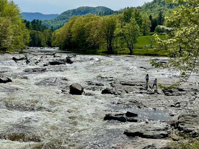 jay covered bridge swimming hole