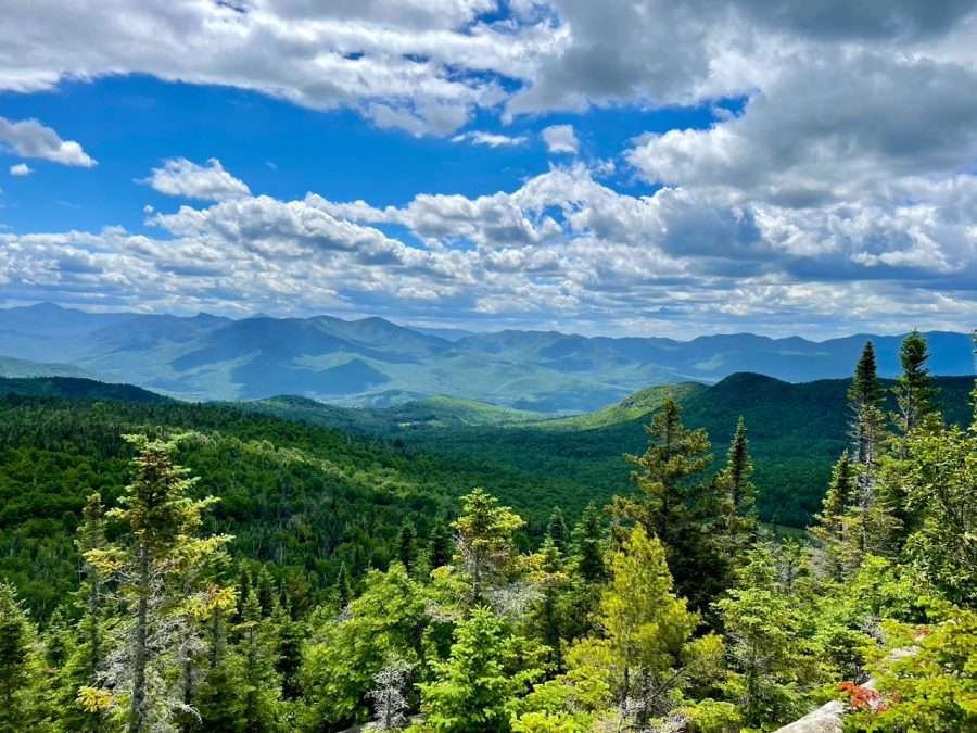 High Peaks seen from Weston Mountain