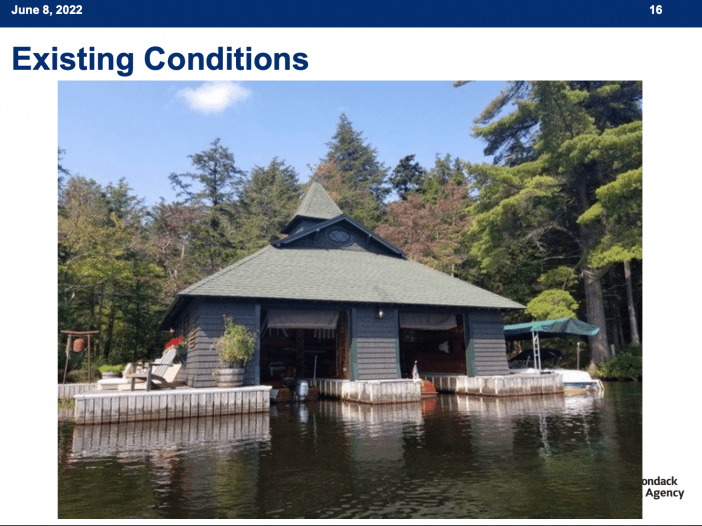 boathouse on Spitfire Lake