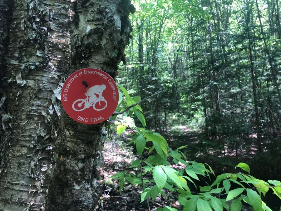 bike trail marker