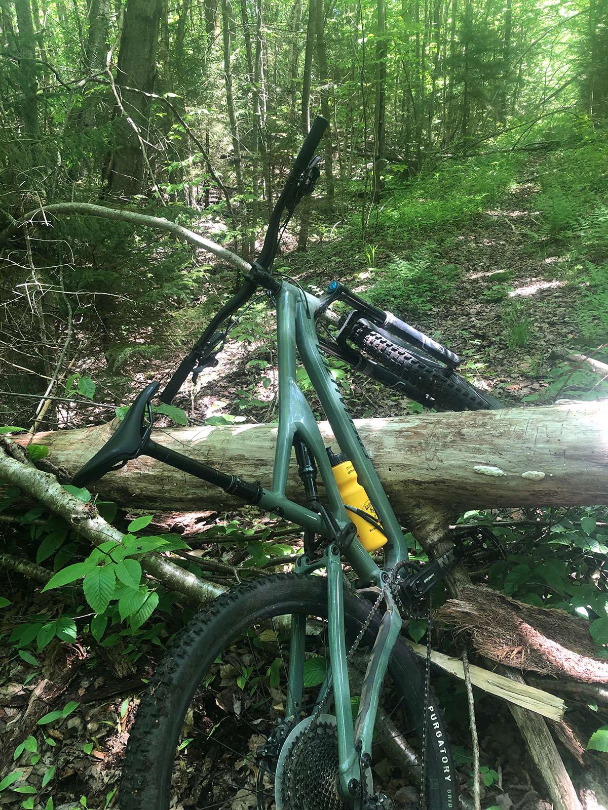 blowdown on bike ride