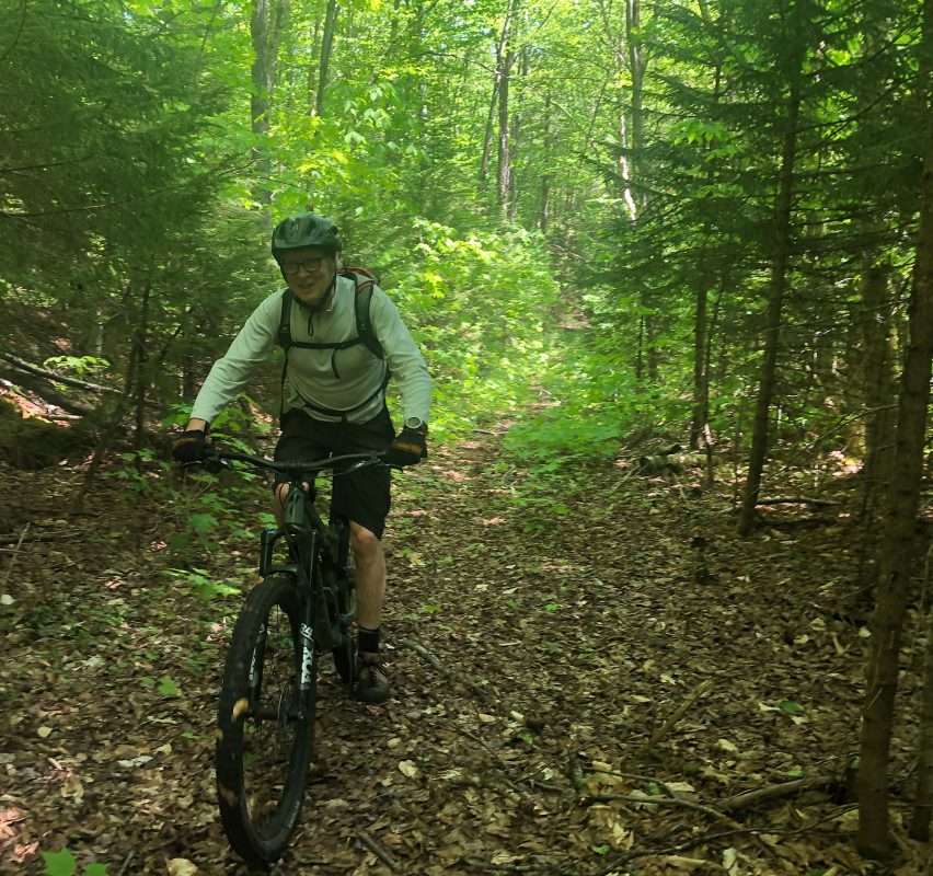 phil on Otter Brook Truck Trail