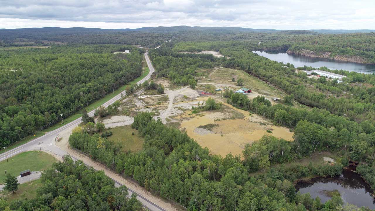 Benson mine aerial shot