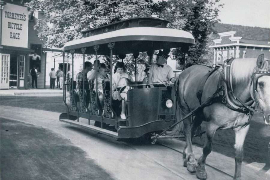 Undated photograph of Gaslight Village in Lake George, N.Y. 